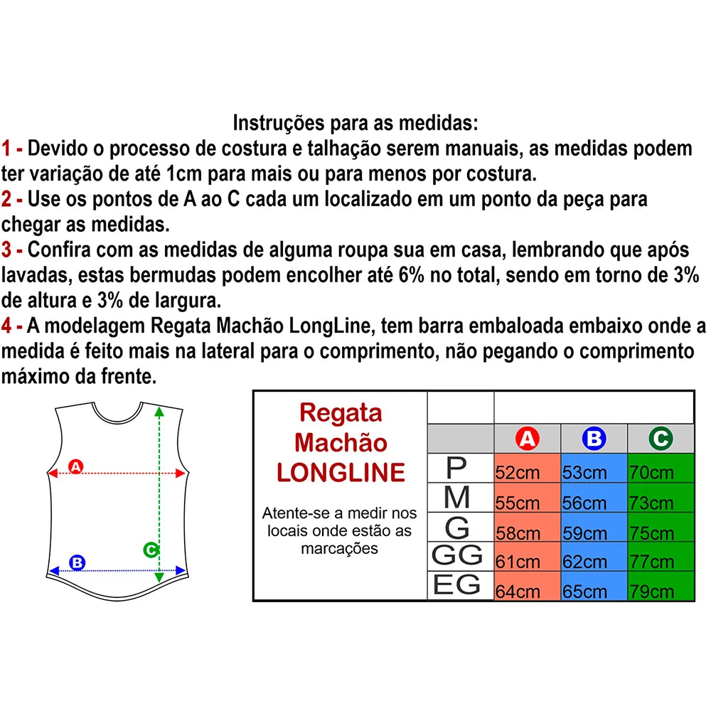 Regata Machão Longline Masculina MXD Conceito Estampada Eat Sleep Squat Repeat Treino Musculação Básica
