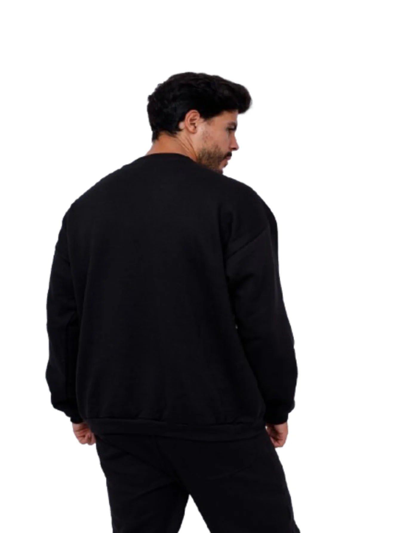 Men's Bald-Black Sweatshirt