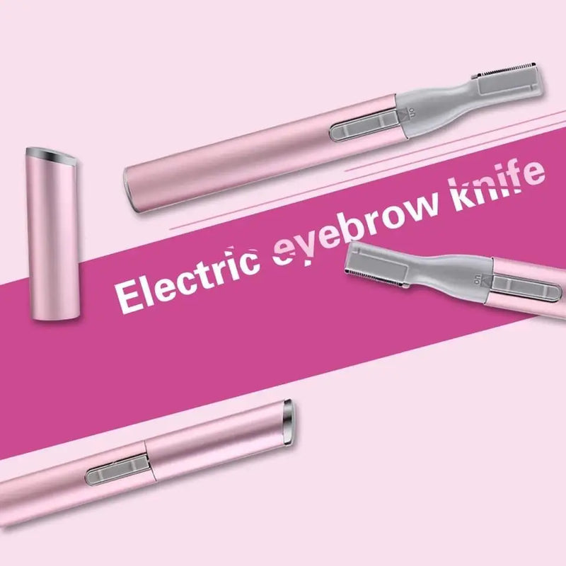 Caneta Depiladora Elétrica para Sobrancelha/Rosto / Aparador de Pelo Pequeno e Portátil para Corpo / Depilador