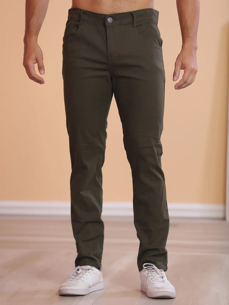 Skinny Sarja Men Pants With Elastane Casual Top