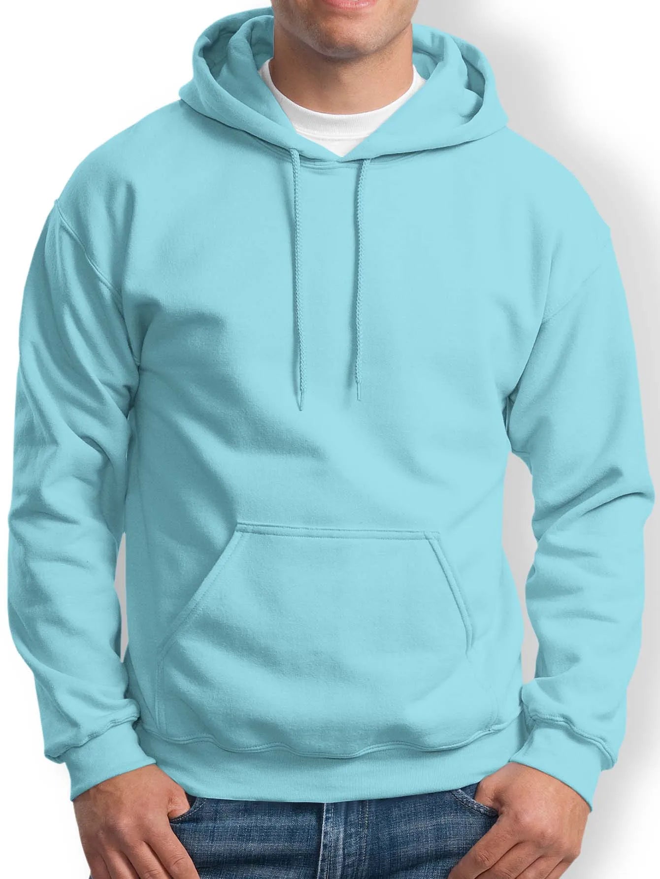 Men's Sweatshirt Kangaroo Model Sweatshirt with Colors Hood