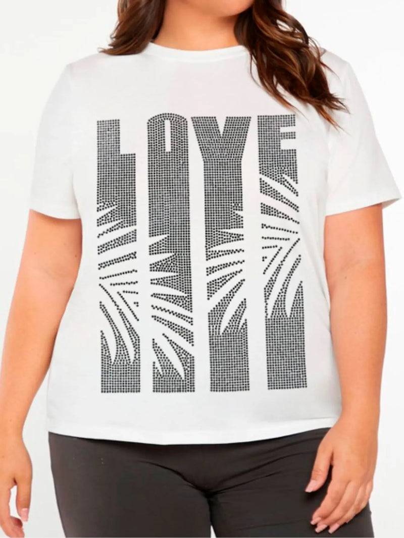 Plus Size Love With Pedraria T-Shirt