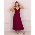 Vestido longo de festa de renda social elegante feminino