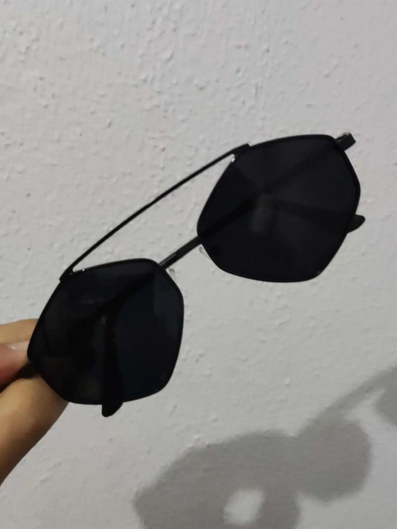Women's Dark Sunglasses Hexagonal Summer American Diamond Fashion Wild Tendencia-Fast Delivery for All Brazil-