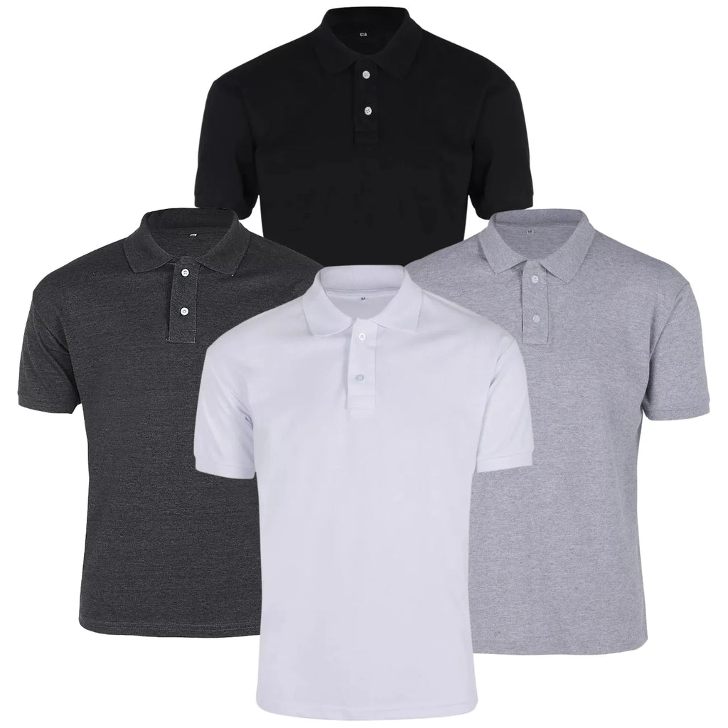 Kit Com 6 Camisas Polo Masculinas