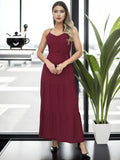 Women's Long Dress with Adjustable Strand, Elegant for Summer