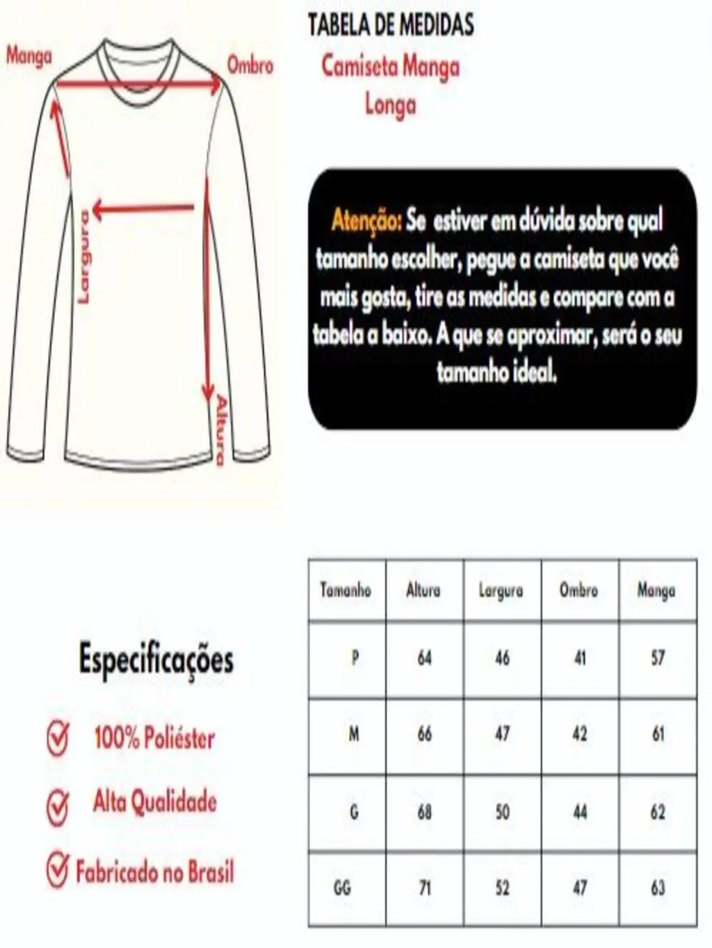 Kit With 5 Black Mesh Top Long Sleeve T-Shirts