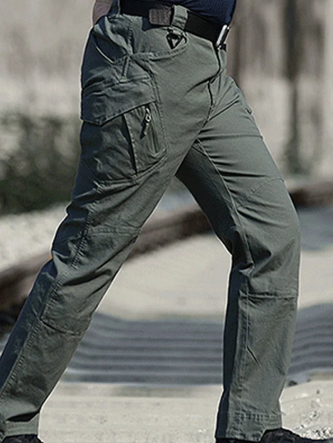 men's special forces camouflage pants Work pants Autumn outdoor multi bag pants Wear resistant IX7 training pants