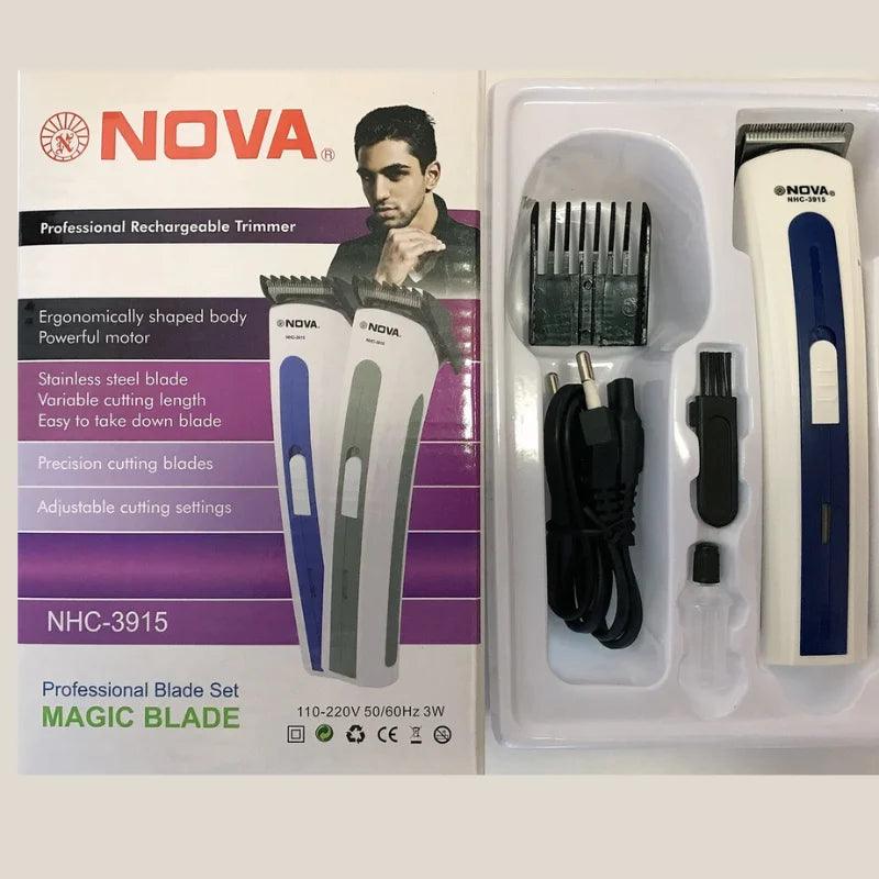 Aparador de Cabelo e/ou Barbeador Portátil de Barba 3915 Bivolt Recarregável - ENVIO IMEDIATO PARA TODO BRASIL - CRAVO ROSE