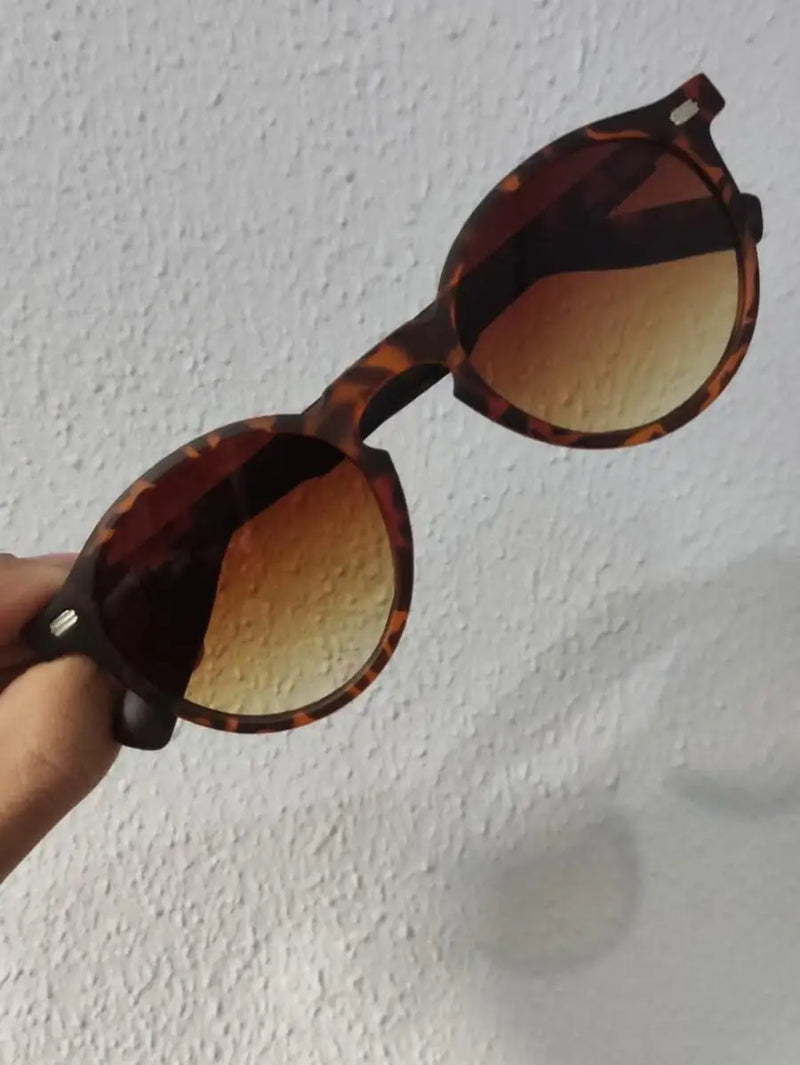 Óculos de Sol Casual Redondo Unissex, Moda Verão Moda Praia, Eventos e Festa. Entrega rápida para todo o Brasil