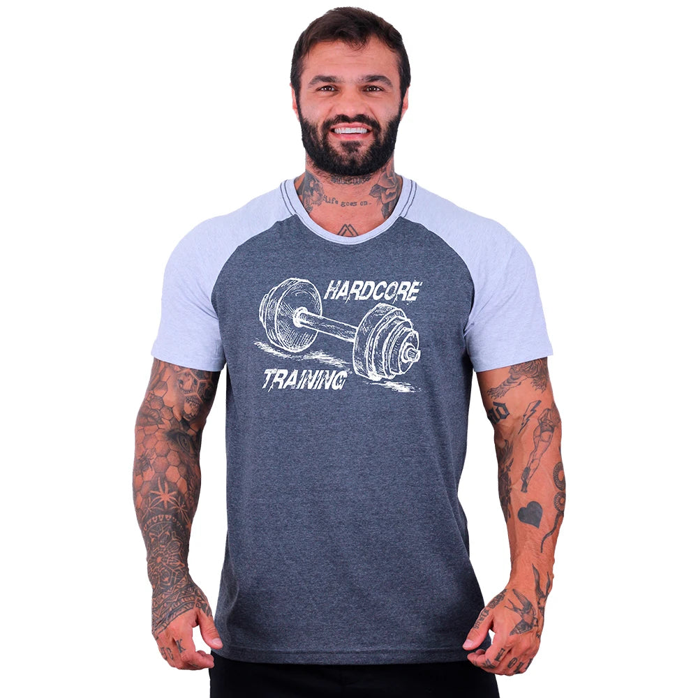 Camiseta Tradicional Masculina MXD Conceito Hardcore Training Halter Academia Musculação Lazer