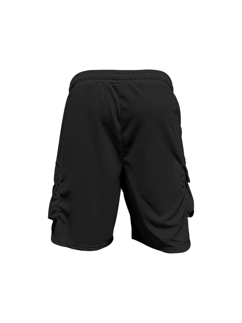 Conjunto gola redonda manga curta camiseta camisa shorts terno de duas peças solto tamanho grande gelo
