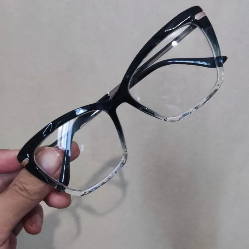 Retro Vintage Geek Cat Style Glasses Frame 6605-QUICK SHIPPING FOR ALL BRAZIL