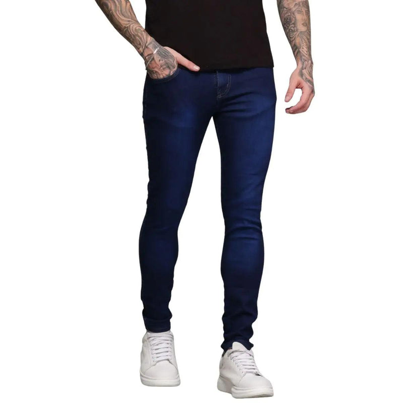 Calça Jeans Masculina Skinny Lavagem Escura Trend Comfort - CRAVO ROSE