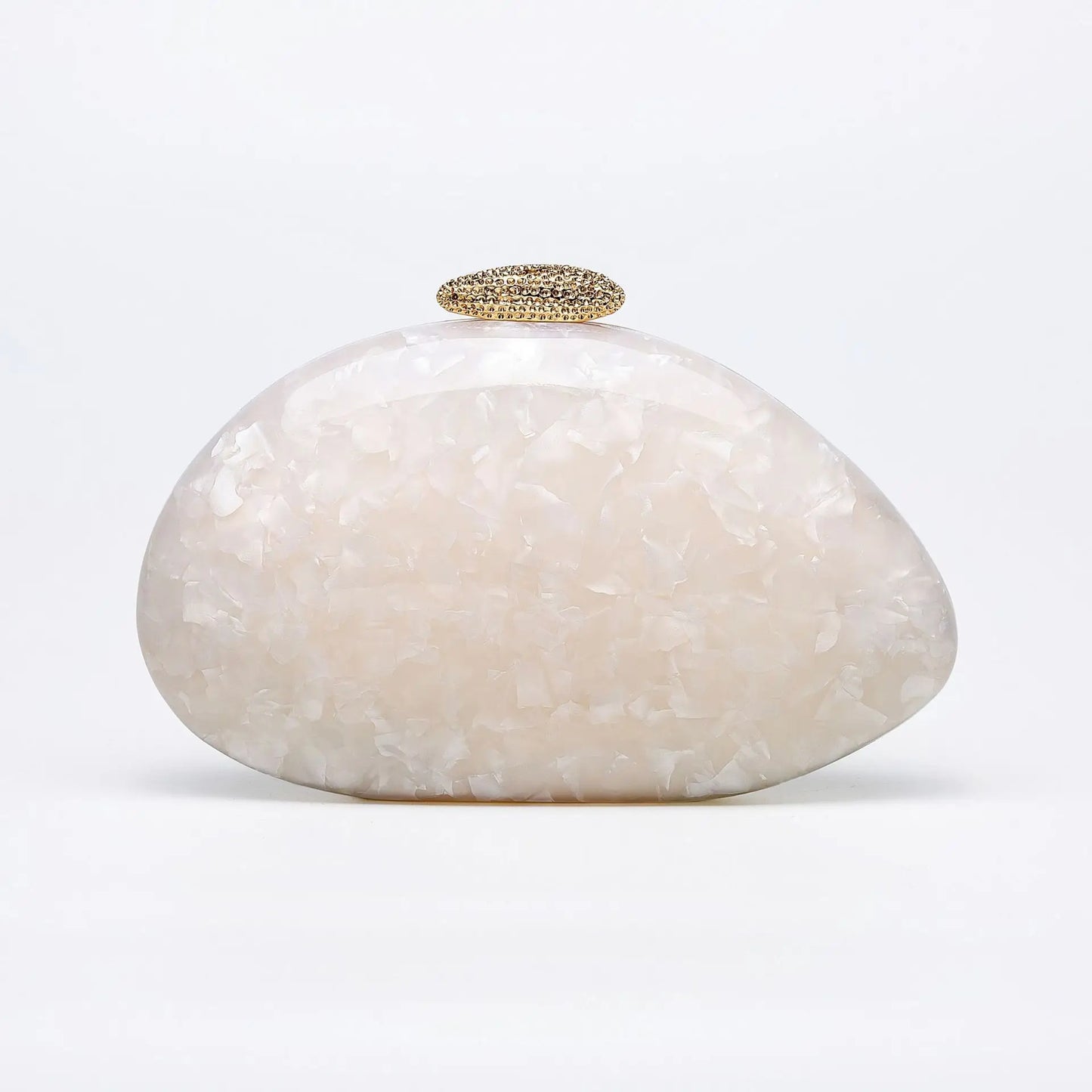 2025 Luxury Acrylic Lady Bag Fashion Personalized Party Evening Bag Single Shoulder Messenger Pearl Color Purse Women Clutch Bag