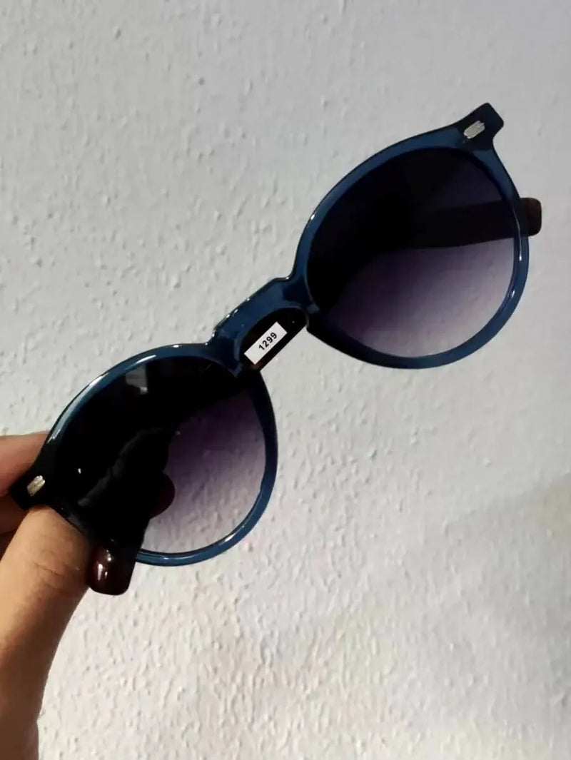 Óculos de Sol Casual Redondo Unissex, Moda Verão Moda Praia, Eventos e Festa. Entrega rápida para todo o Brasil