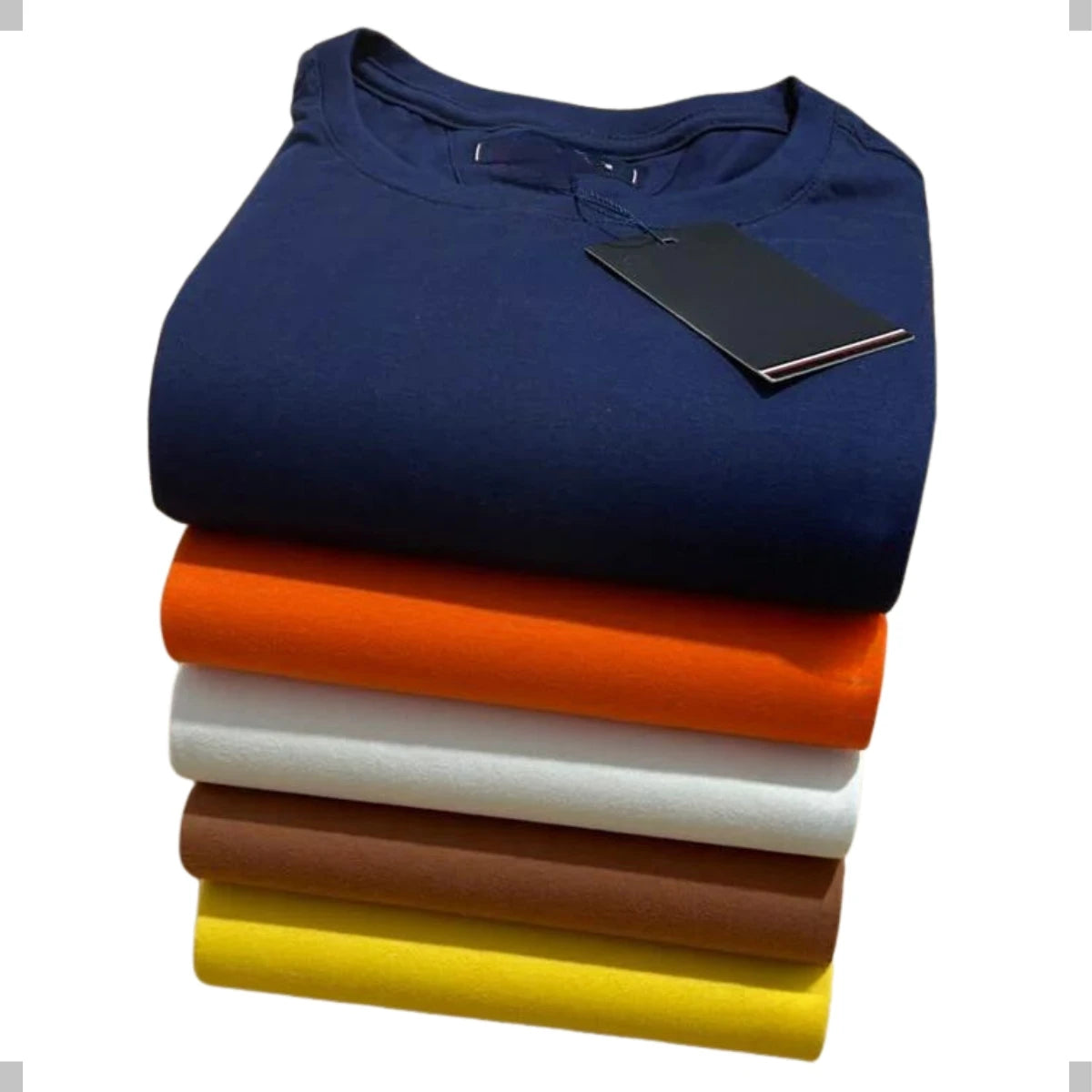 KIT 5 SHIRTS BASIC 100% MALE COTTON PLUS SIZE