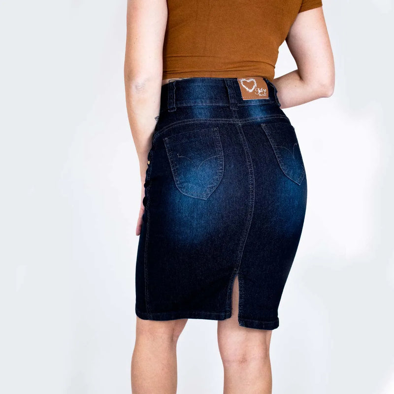 Casual Jeans Skirt/Women's Clothing/Elastane Jeans/Luxurious Jeans/Jeans Skirts-Quick Shipping