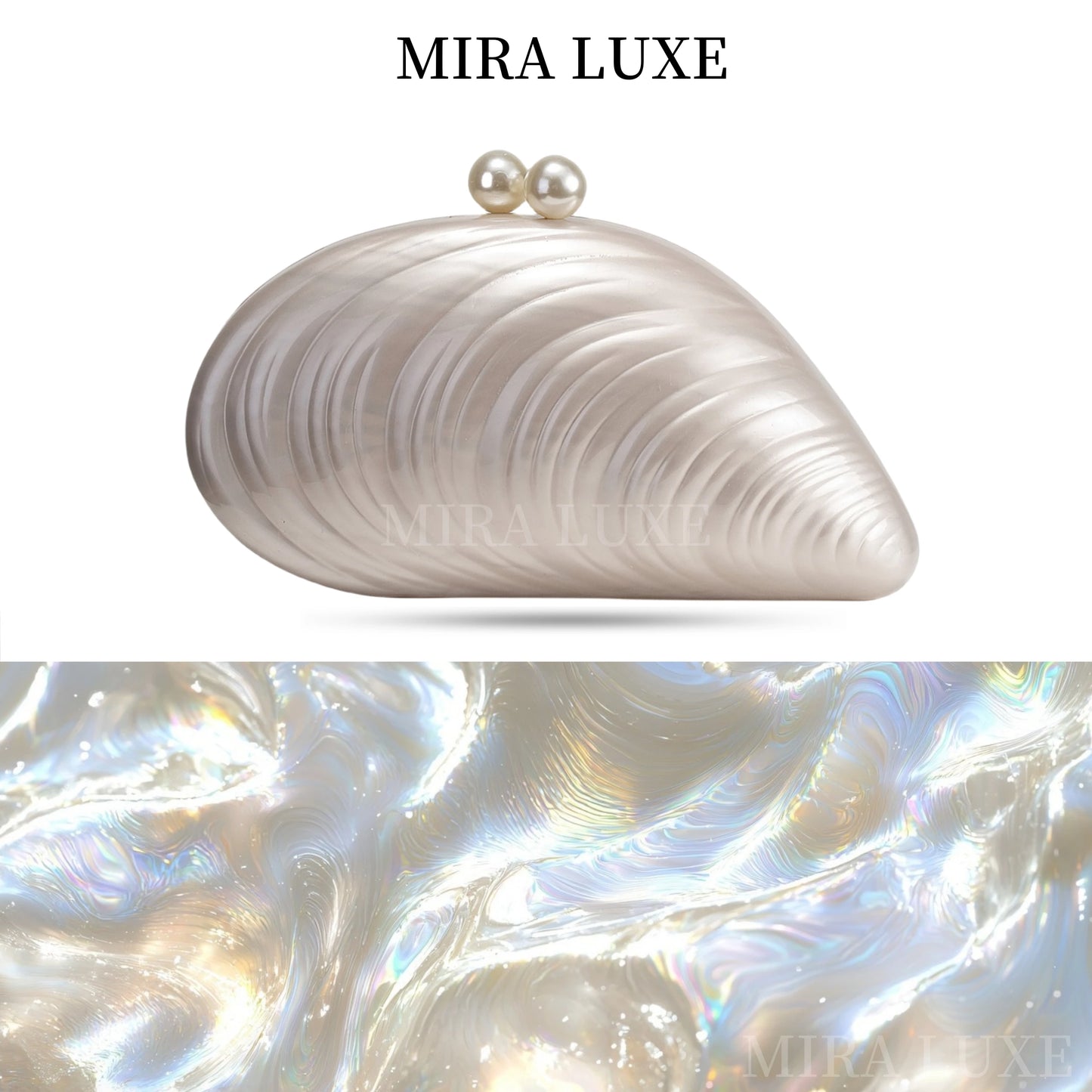 2025 Luxury Acrylic Lady Bag Fashion Personalized Party Evening Bag Single Shoulder Messenger Pearl Color Purse Women Clutch Bag