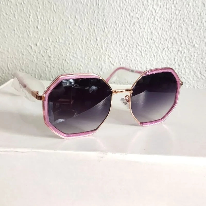 Óculos de sol octogonais de alta qualidade - Armação de acetato com proteção UV400