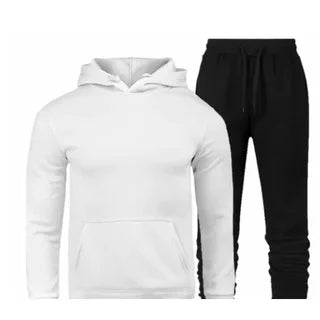 Conjunto Moletom Calça e Blusa Moletom sem Estampa Masculino e Feminino Envio Imediato