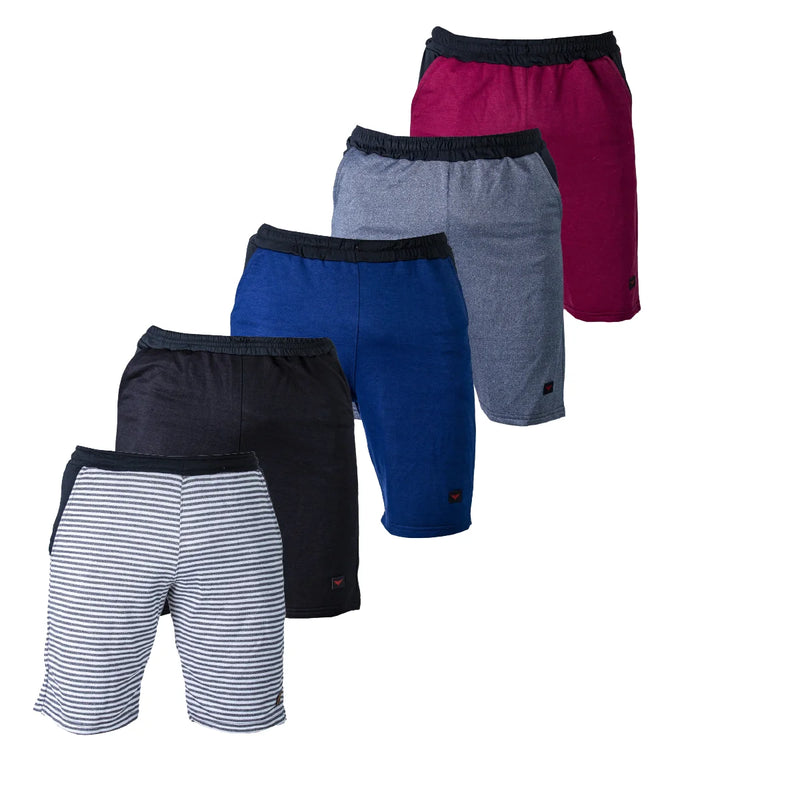 Combo Kit 5 Bermudas Shorts Academia Esporte Fitness Surf Atacado Barato