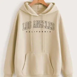 Blusa Moletom Masculino e Feminino Los Angeles Modinha Blusa de Frio com Bolso e Capuz Envio Imediato