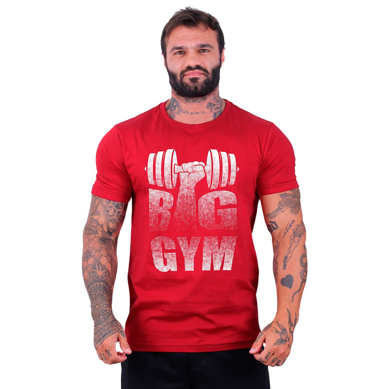 Camiseta Longline Masculina MXD Conceito Fecha a Cara e Treina Academia Fitness Casual