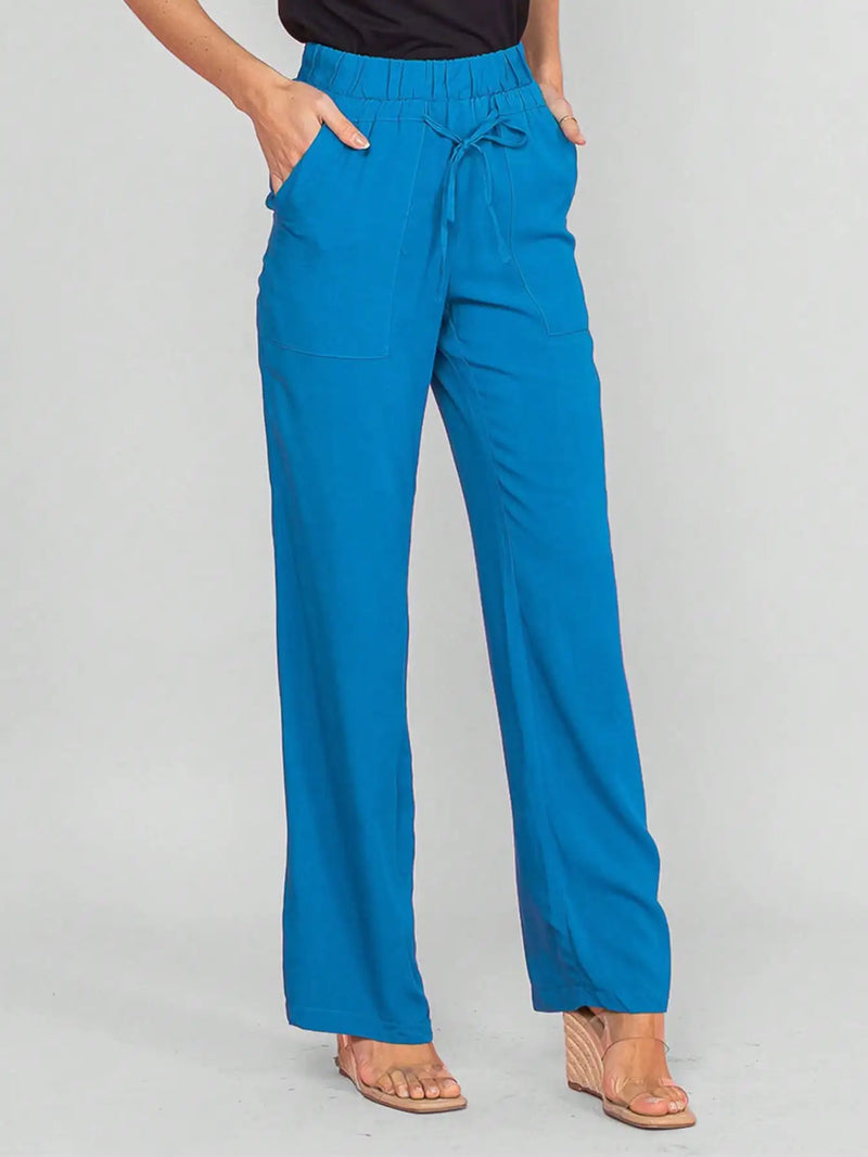 VICOLLINY PANTS WITH ELASTIC IN THE WAIST