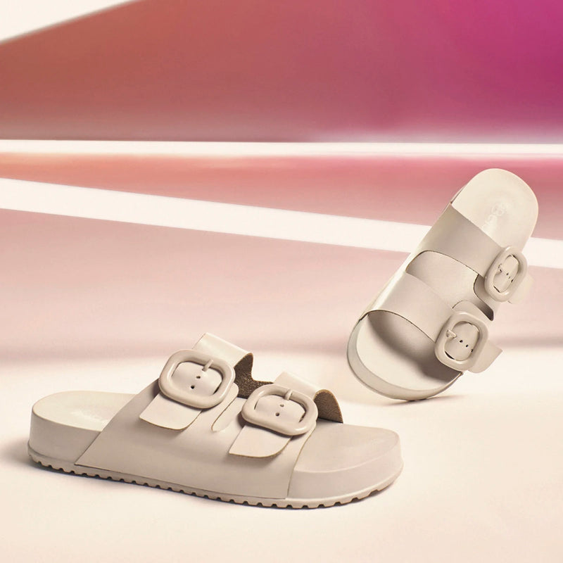Papete Nuvem Original Couro Legítimo Sandália Feminina Confortável Chinelo Feminino Birken Super Leve 300g