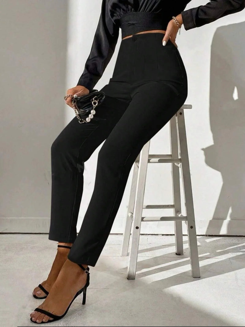 Basic Women's Tailor Pants Winter Spring Autumn Spring Social Elegant Versatile Comfortable Casual Modern Style