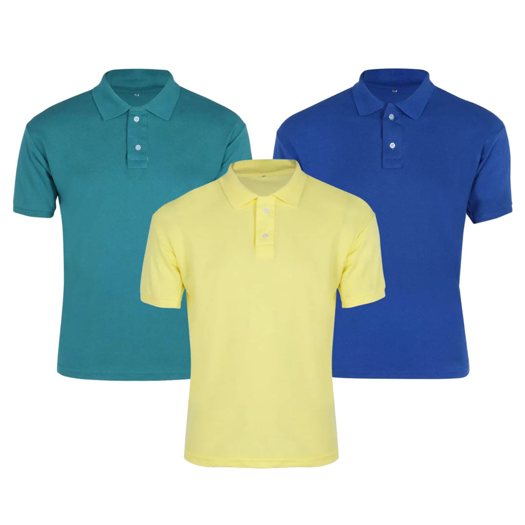 Kit Com 4 Camisas Polo Masculinas
