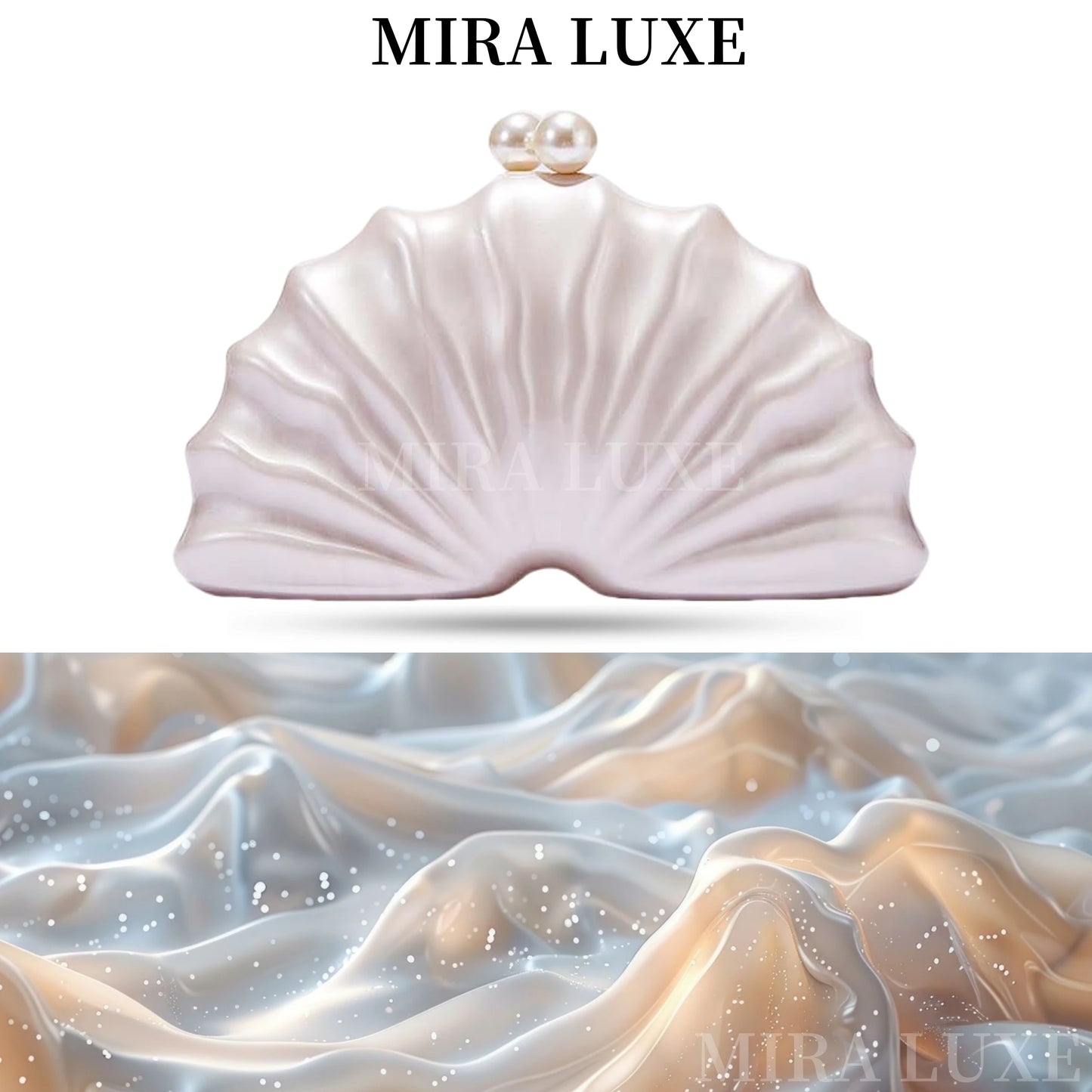2025 Luxury Acrylic Lady Bag Fashion Personalized Party Evening Bag Single Shoulder Messenger Pearl Color Purse Women Clutch Bag