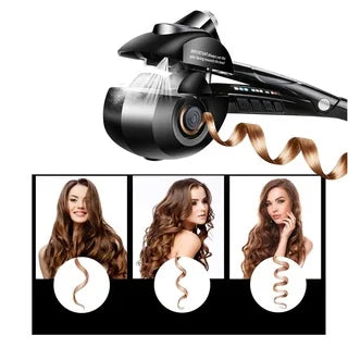 Modelador de Cabelo Digital Automático Profissional para Ondas e Cachos Perfeito