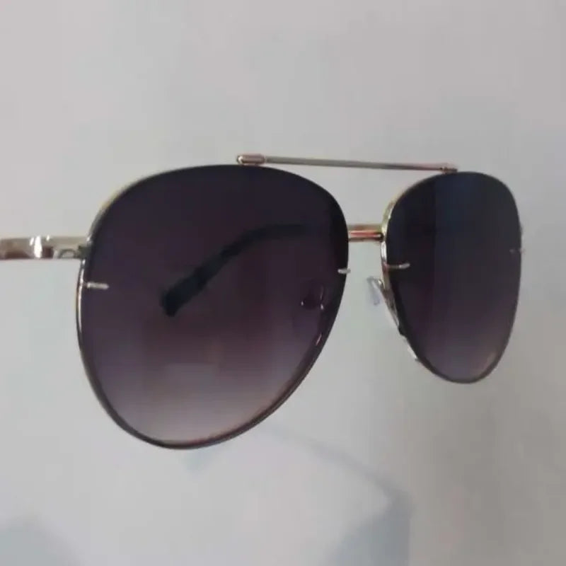 Óculos de Sol Aviador Feminino Unissex Masculino Top 2.0 Casual Verão Elegante