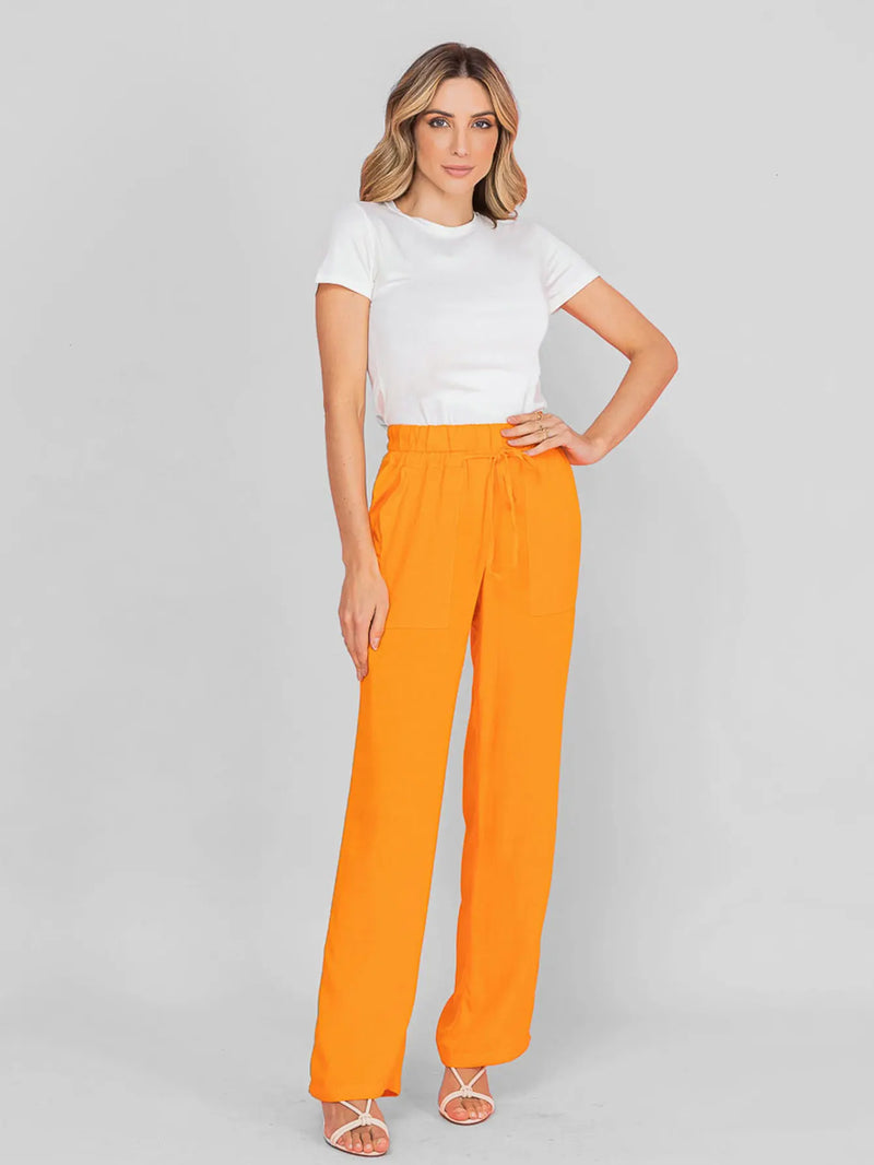 VICOLLINY PANTS WITH ELASTIC IN THE WAIST
