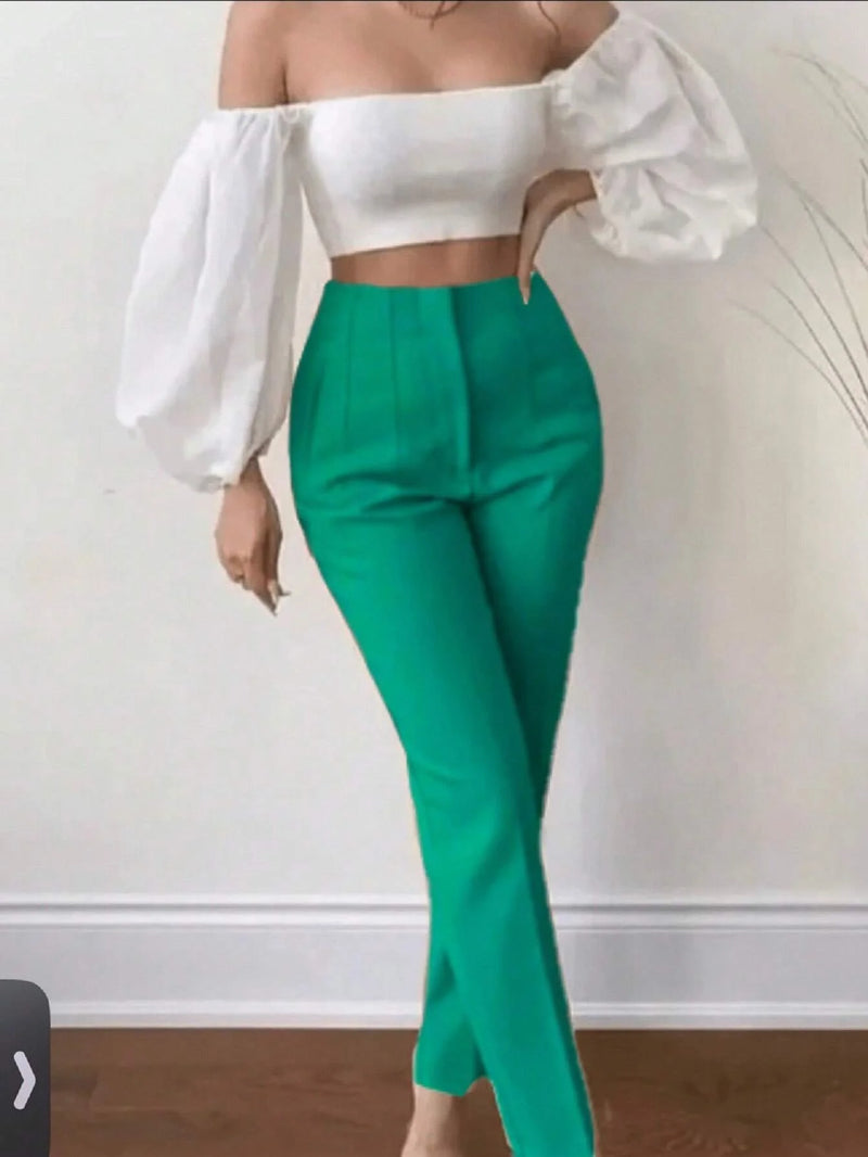 Basic Women's Tailor Pants Winter Spring Autumn Spring Social Elegant Versatile Comfortable Casual Modern Style