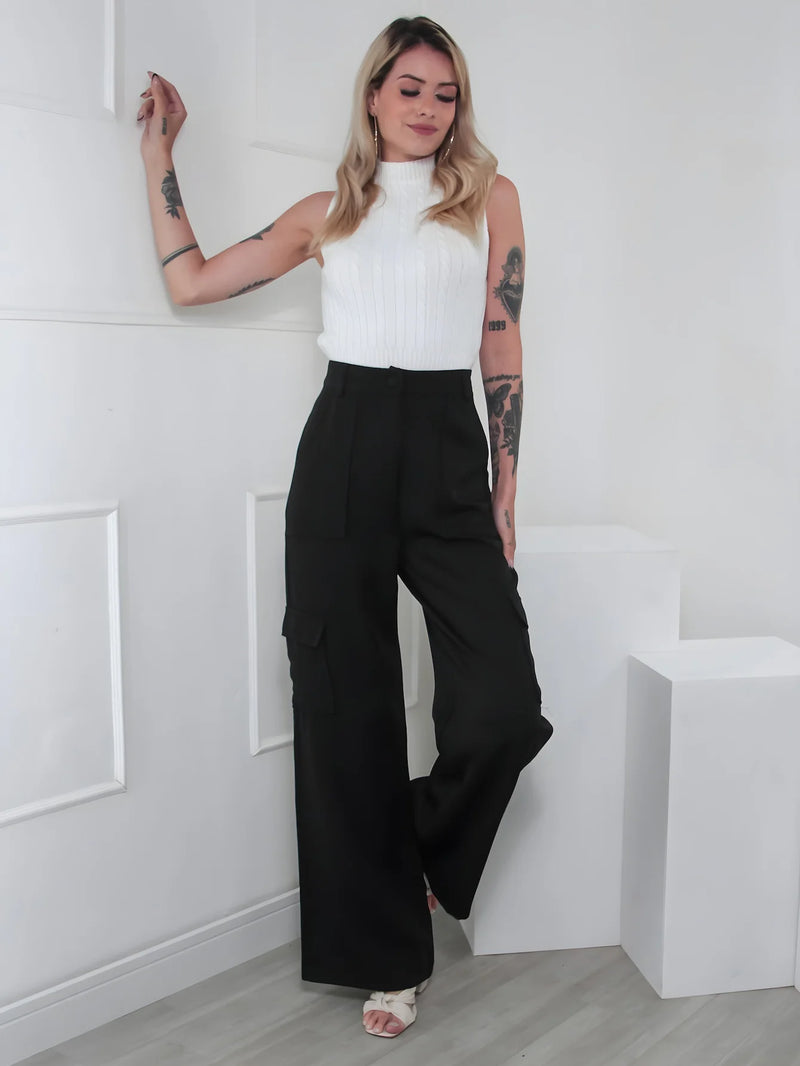 Women's Pantalona Socia Tailor Cargo Pants With Bag