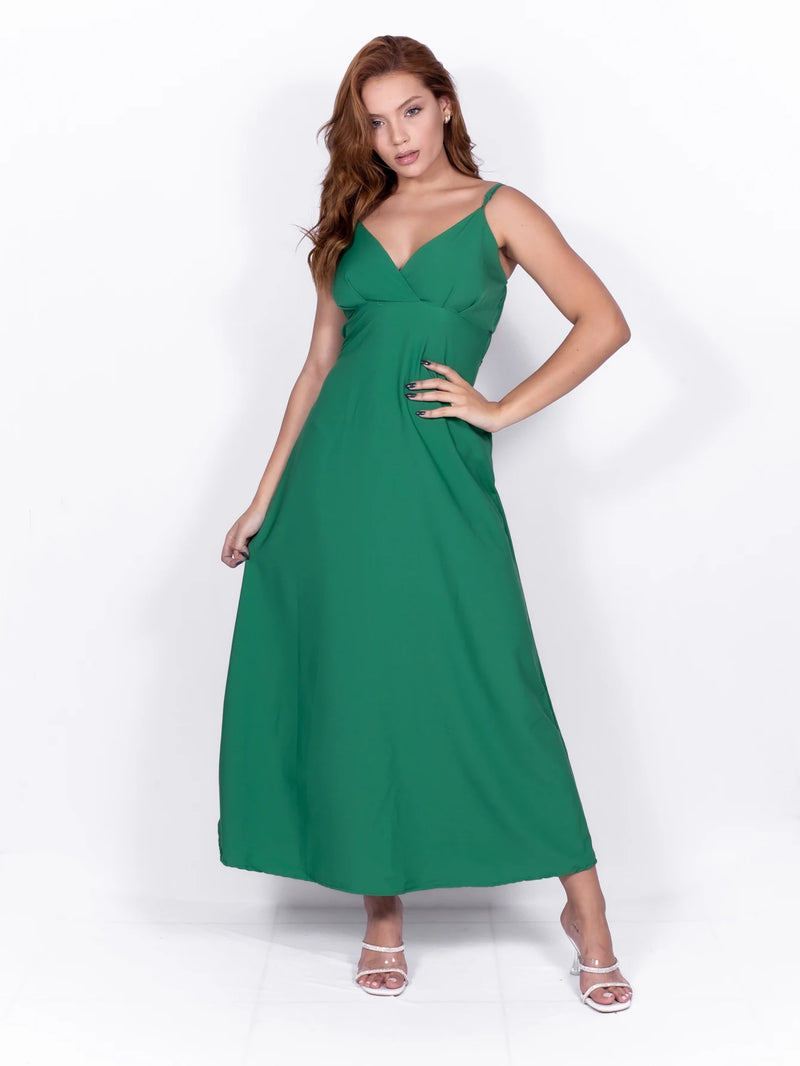 Women's Elegant Social Wedding Lace Party Long Dress