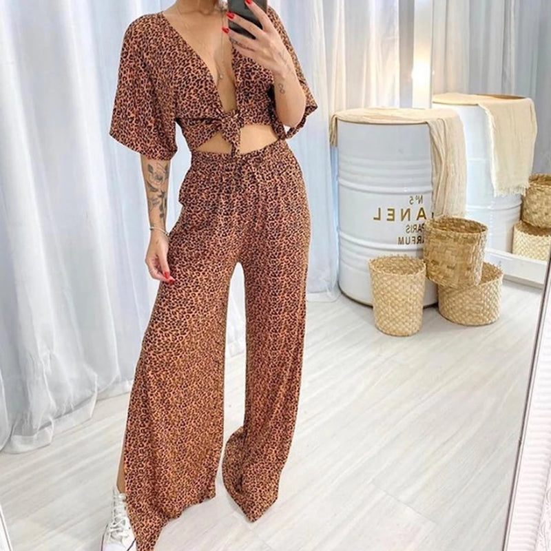 2 Set Women's Pantalona Sidework Trendy Pants