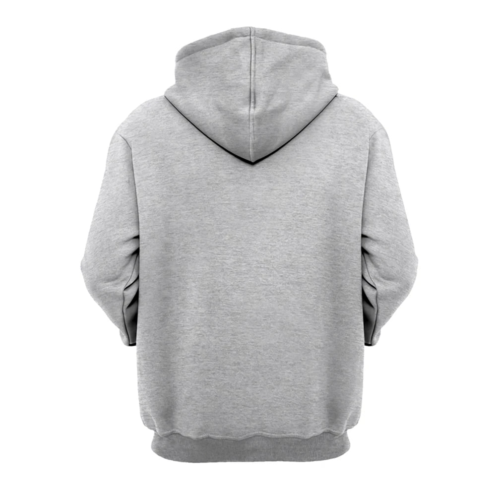 Blusa de Moletom Masculina Flanelada Casual Esportiva com Capuz do P ao G1