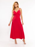 Vestido longo de festa de renda social elegante feminino