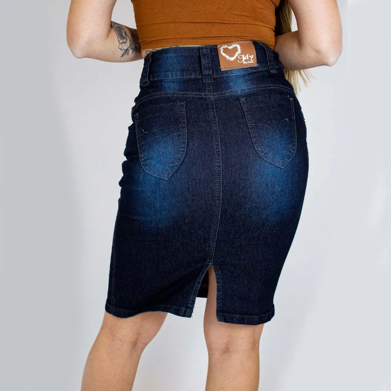 Casual Jeans Skirt/Women's Clothing/Elastane Jeans/Luxurious Jeans/Jeans Skirts-Quick Shipping