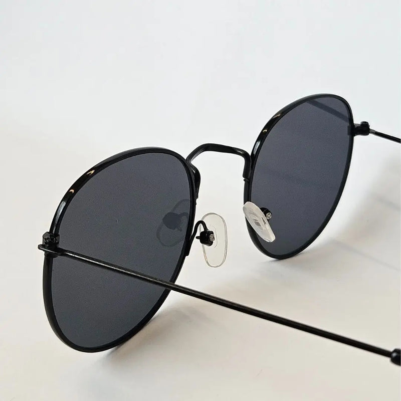 Unisex Oval Sunglasses Elegant Design High Class Luxurious Chic Wealth Rich High Fashion Small Shape Children or Adult