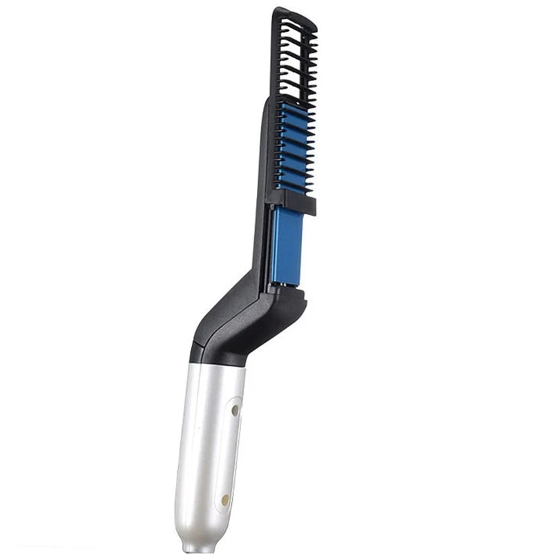 Pente modelador de cabelo elétrico multifuncional masculino alisador de cabelo modelador de barba modelador de beleza/estilo masculino