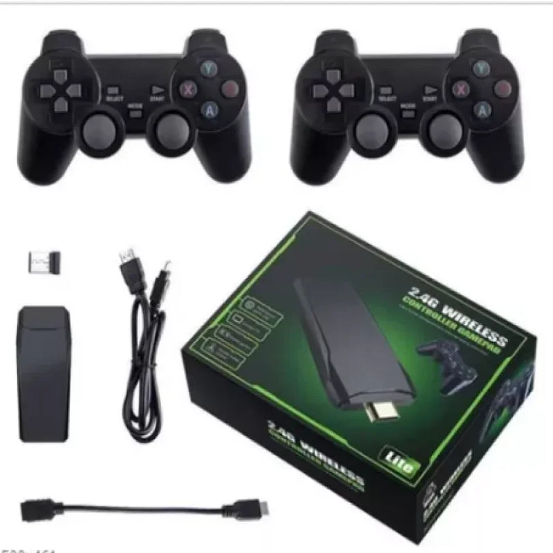 Vídeo Game Lite 4k 2 Controles S/fio Retro 20000 Jogos