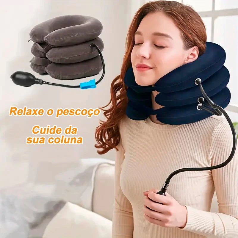 Unidade Cervical Tração Cervical Pescoço Dispositivo de Correção Médica Flexão Vértebra Massagem