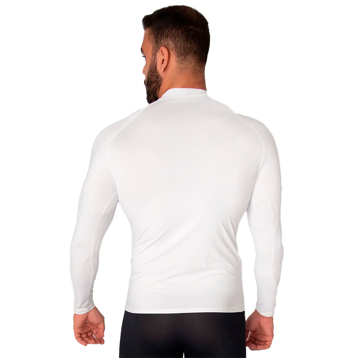 Thermal Blouse UV Protection Polyester Men's Second Skin Long Sleeve Smooth Soft Cold Casual Workout