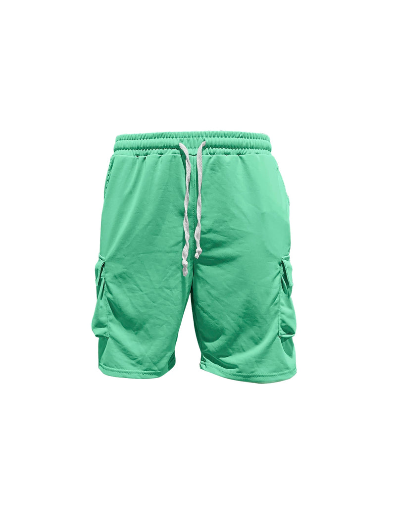 Conjunto gola redonda manga curta camiseta camisa shorts terno de duas peças solto tamanho grande gelo