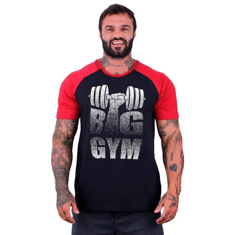 Camiseta Longline Masculina MXD Conceito Fecha a Cara e Treina Academia Fitness Casual